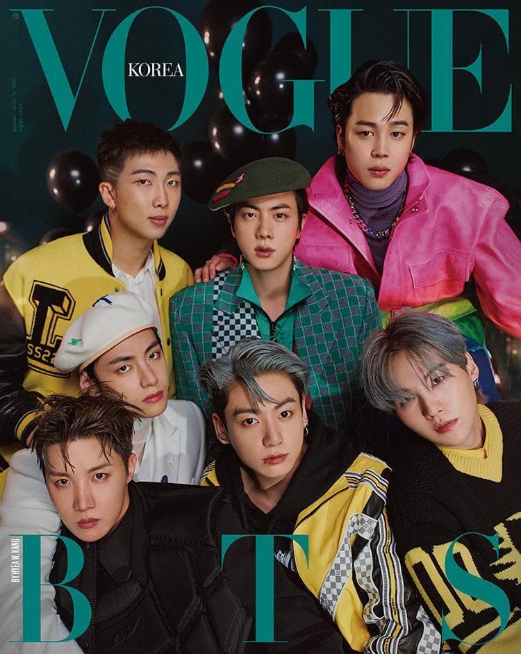 Vogue Korea January Issue (Cover: BTS x LV)