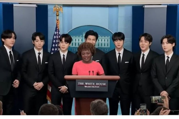 BTS habla sobre el odio asiático en la sesión informativa de la prensa de la Casa Blanca
