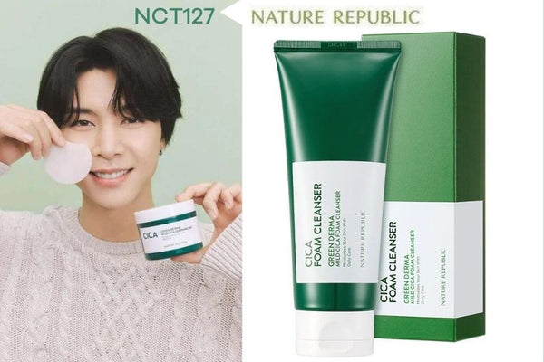 NCT 127 Favoriten Nature Republic Skincare Products der Mitglieder
