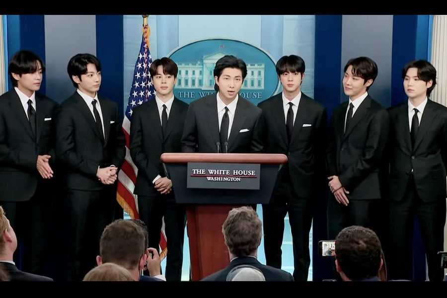 BTS at the White House: Inside the K-pop Group's Anti-Asian Hate Briefing With Biden - Daebak
