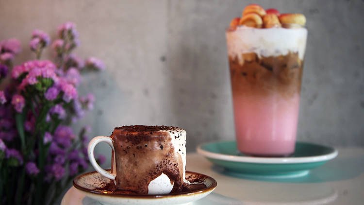 C. Through Cafe: Seoul's Cream Art Coffee Icon in Itaewon - Daebak