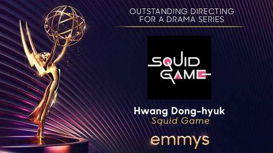 Hwang Dong-hyuk, creator and director of Netflix's Squid Game, photographed at the 2022 Emmy Awards