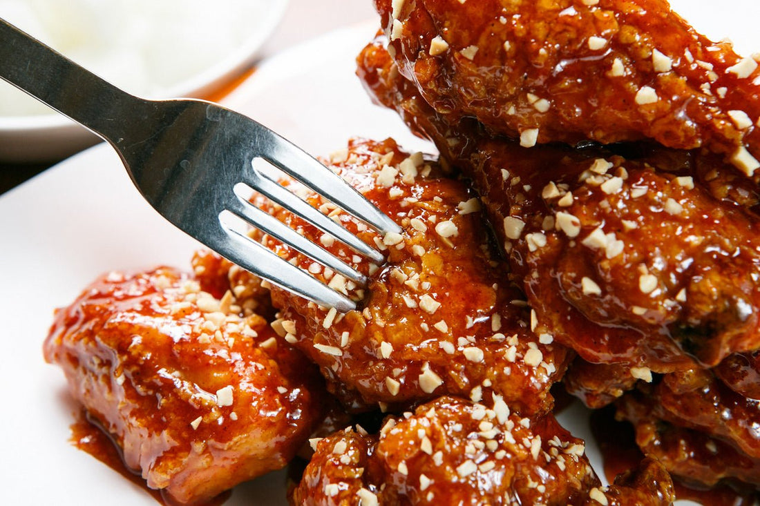 Korean Yangnyeom Chicken: Korea's Sweet and Spicy Fried Chicken Glaze - Daebak