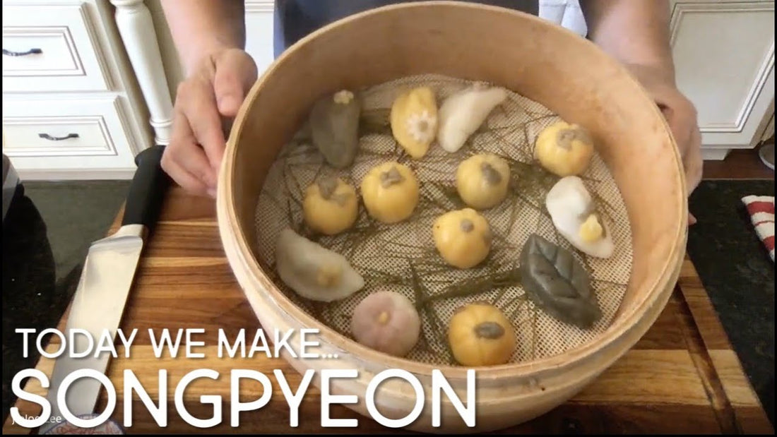 How to make traditional songpyeon for Korean Chuseok harvest celebration