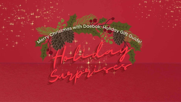 Frohe Weihnachten mit Daebak: Holiday Gift Guide!