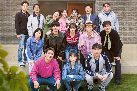 Reply 1988 cast reunion poster featuring Hyeri, Park Bo-gum and the Ssangmun-dong family, the most iconic autumn-watch K-drama