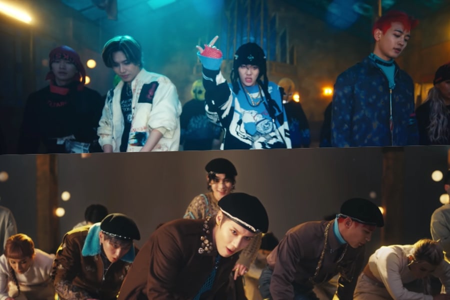 SHINee members Onew, Key, Minho, and Taemin posing for their 2021 Don't Call Me comeback, marking their return as a four-member group