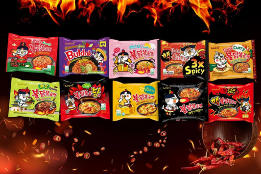 The Korean Fire Noodle Challenge - Daebak