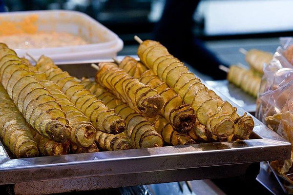 بطاطس تورنادو: تحفة طعام الشارع الكورية