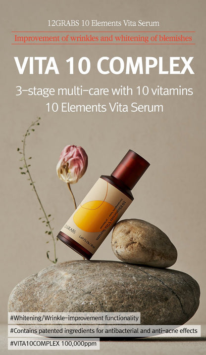 12GRABS 10 Elements Vita Serum 50ml - Daebak