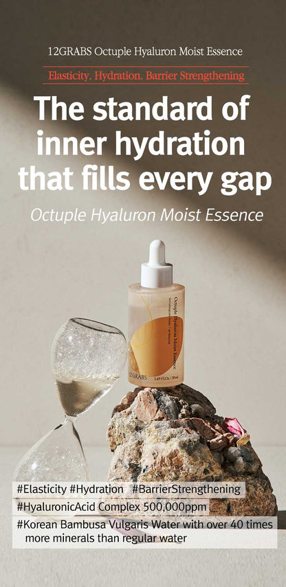 12GRABS Octuple Hyaluron Moist Essence 50ml - Daebak