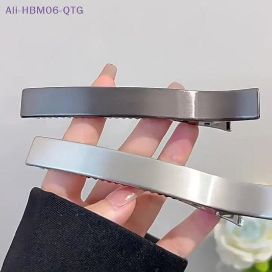 1/5Pcs Bangs Duckbill Clip Korean Women Elegant Hair Clips Barrettes For Girls Metal Hair Claws Hairpin Ponytail Accessories - Daebak