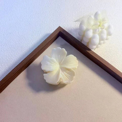 1/6pcs Rendering Colorful Flower Hair Clip for Woman Elegant Korean Style Shark Clip Fashion Girl's Ponytail Clip Hair Clamp - Daebak