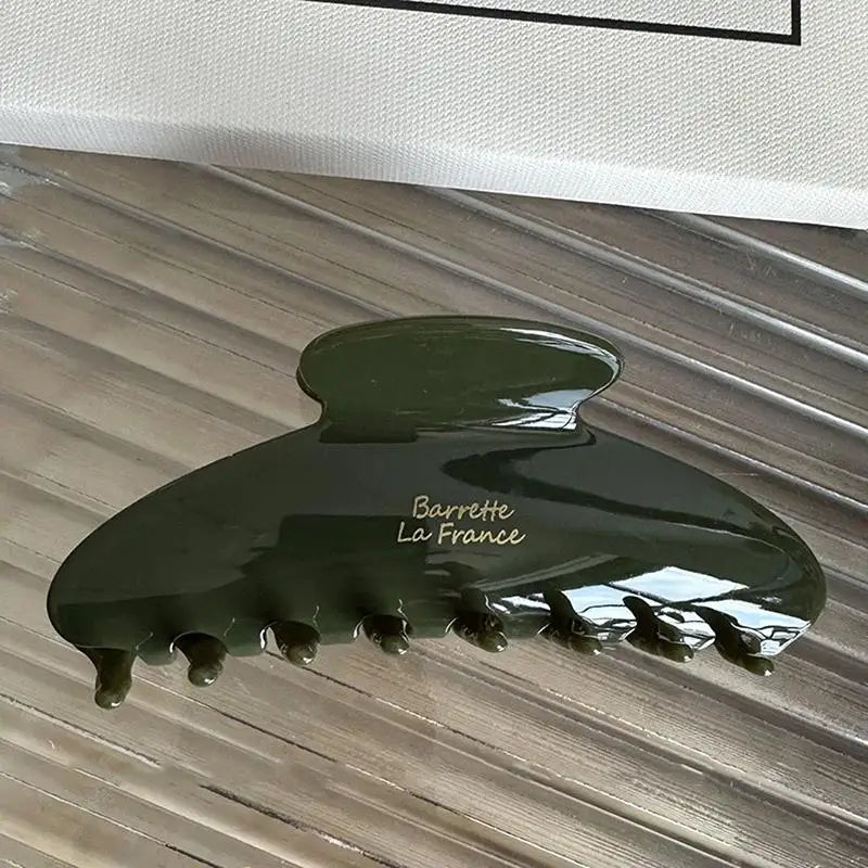 1Pcs Hair Claw Simple Hairpin Fashion Hair Accessories For Woman Girls Large Crab Hair Clips Shark Clip Retro Korean Acetate - Daebak