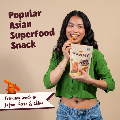 Original Chewy Dried Sweet Potato – Asian Snack (Pack of 5)