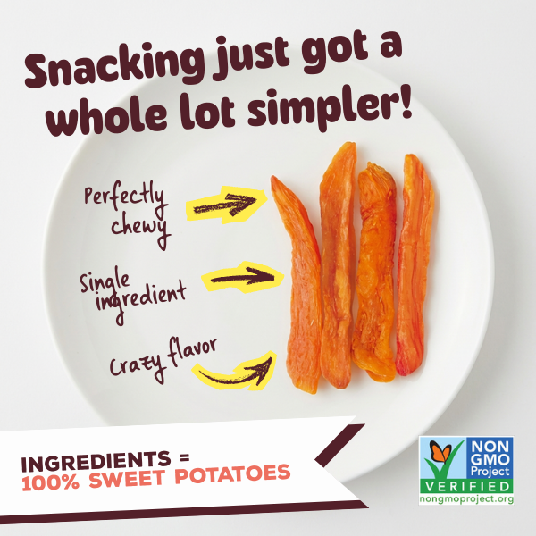 Original Chewy Dried Sweet Potato – Asian Snack (Pack of 18)
