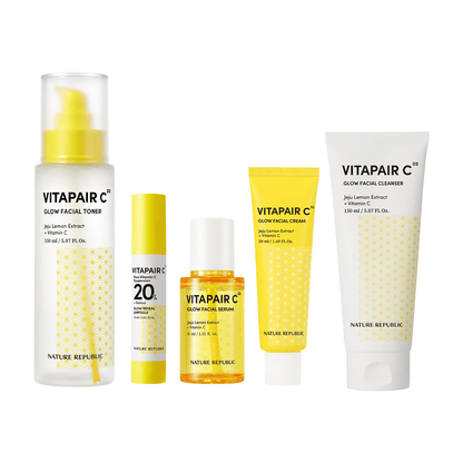 5-Step: Vitapair C Brightening Glow Skincare Value Set - Daebak