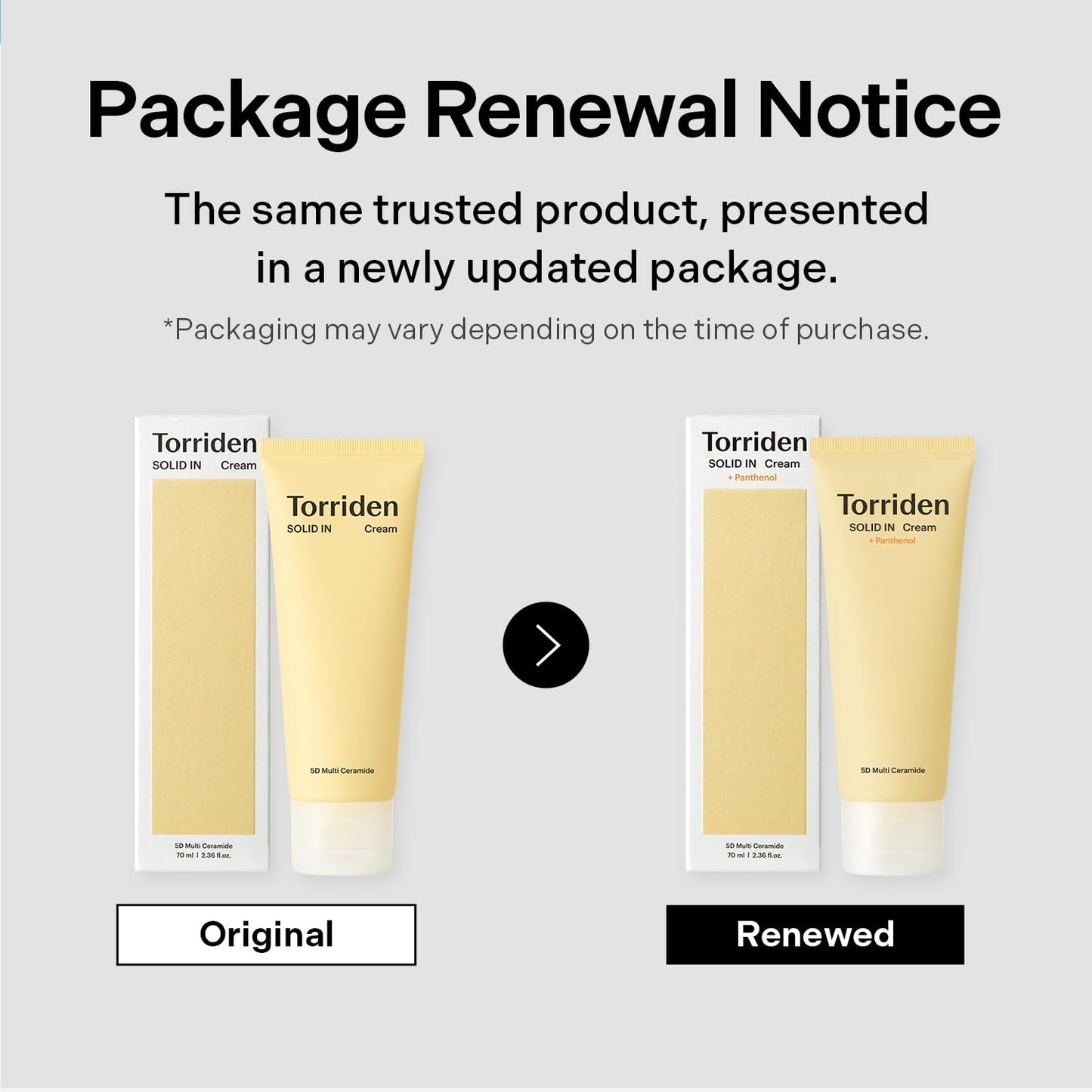 Torriden Solid In Cream + D-Panthenol