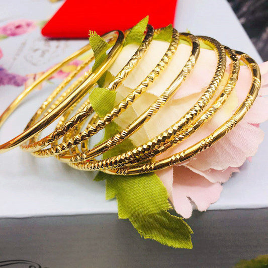 Car Colored Thread Korean Style Closed Bracelet