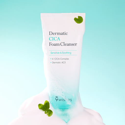 9wishes Dermatic CICA Foam Cleanser 150ml