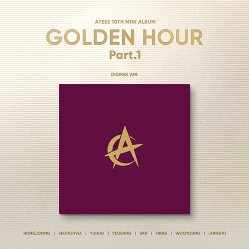 ATEEZ - GOLDEN HOUR : Part.1 (10th Mini Album) Digipack Ver. - RANDOM