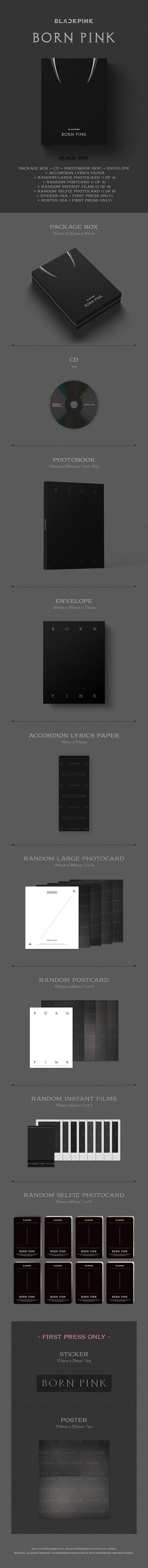 BLACKPINK - BORN PINK (2nd Album) Box Set Ver.