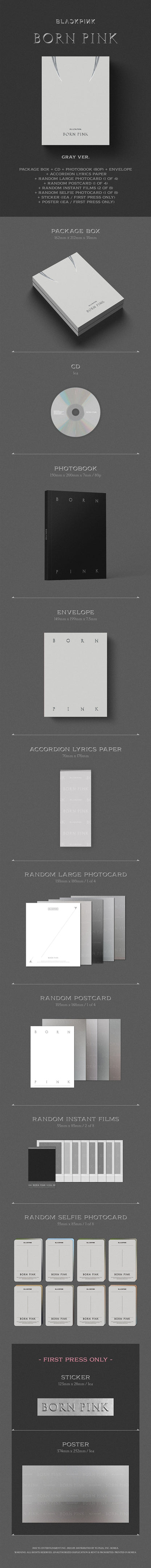 BLACKPINK - BORN PINK (2nd Album) Box Set Ver.