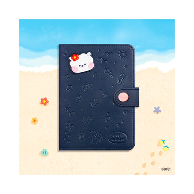BT21 [minini] Leather Patch Passport Cover (Vacation) -  RJ