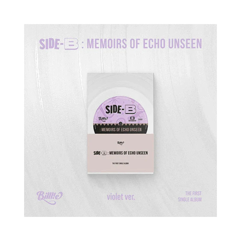 Billlie - Side B: Memoirs of Echo Unseen (1st Single Album) Poca Album - Violet Ver. 