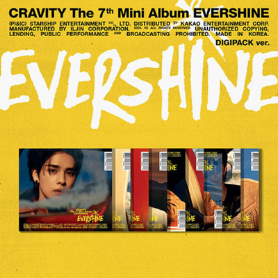CRAVITY - EVERSHINE (7th Mini Album) Digipack Ver.