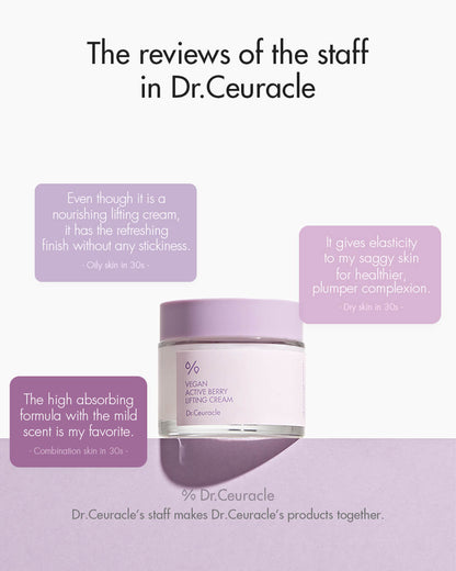 Dr. Ceuracle Vegan Active Berry Lifting Cream