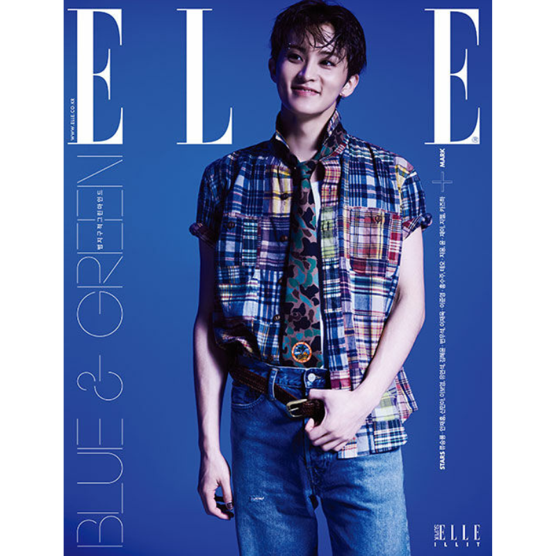 ELLE April 2024 Issue (Cover: NCT Mark) (No Appendix) C