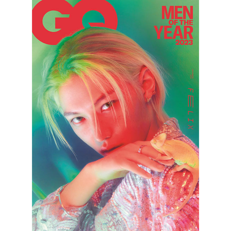 GQ Korea December 2023 Issue (Cover: Stray Kids Felix)