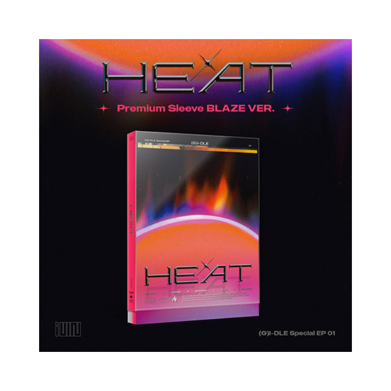 (G)I-DLE - HEAT (Special Album) Premium Sleeve / Blaze Ver.