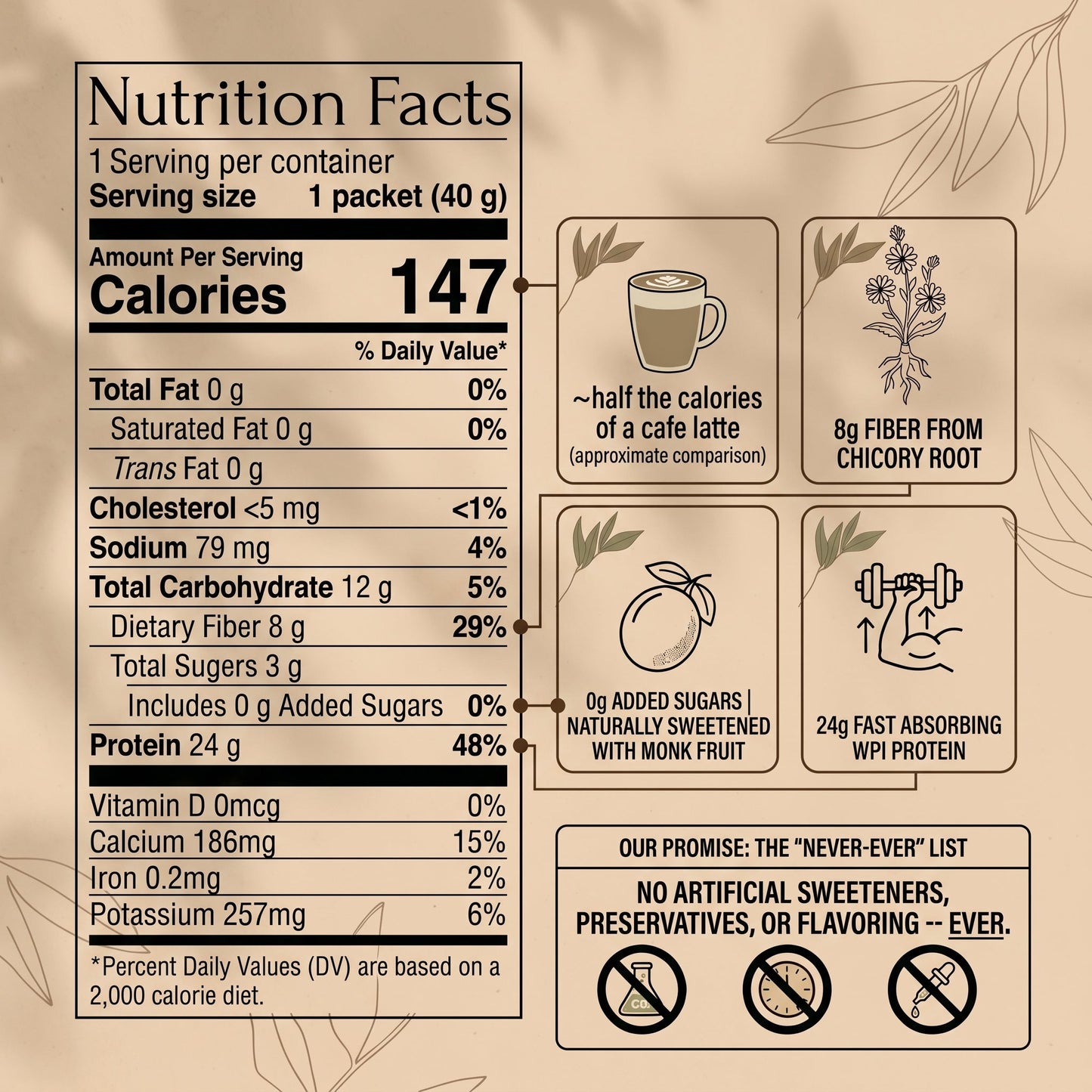 Hojicha Latte — 10 Single-Serve Pouches