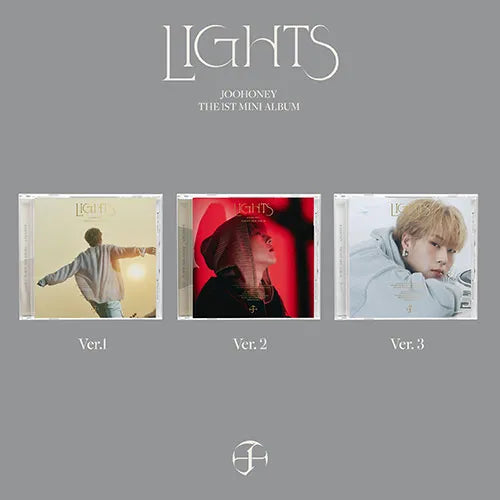 JOOHONEY (MONSTA X) - LIGHTS (1st Mini Album) Jewel Ver. 3-SET
