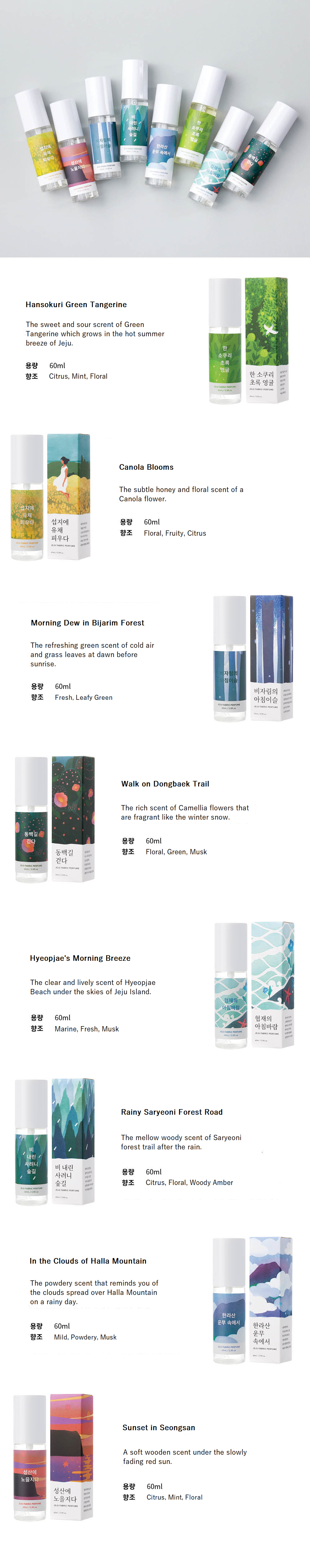 (Last stock!) LE PLEIN Jeju Fabric Perfume (60ml)