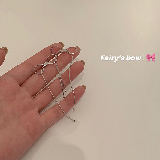 Bow Trendy High-grade Tassel Female Korean Rings