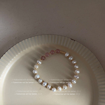 Natural Pearl Retro Minority Moonstone Graceful Bracelets