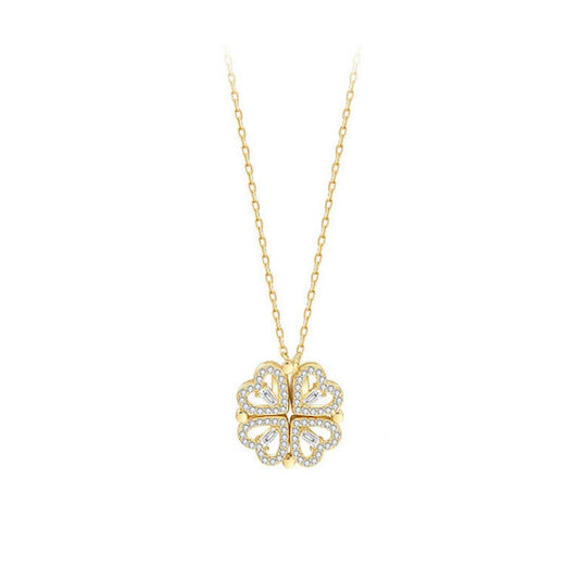 Women's Clover Can Split Simple Clavicle Necklaces