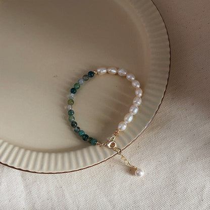 Natural Pearl Retro Minority Moonstone Graceful Bracelets