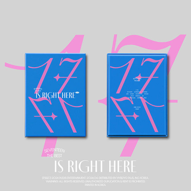 [Pre-Order] SEVENTEEN - BEST ALBUM [17 IS RIGHT HERE] Albums