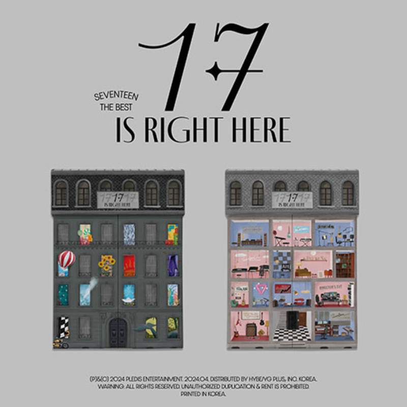 [Pre-Order] SEVENTEEN - BEST ALBUM [17 IS RIGHT HERE] Albums