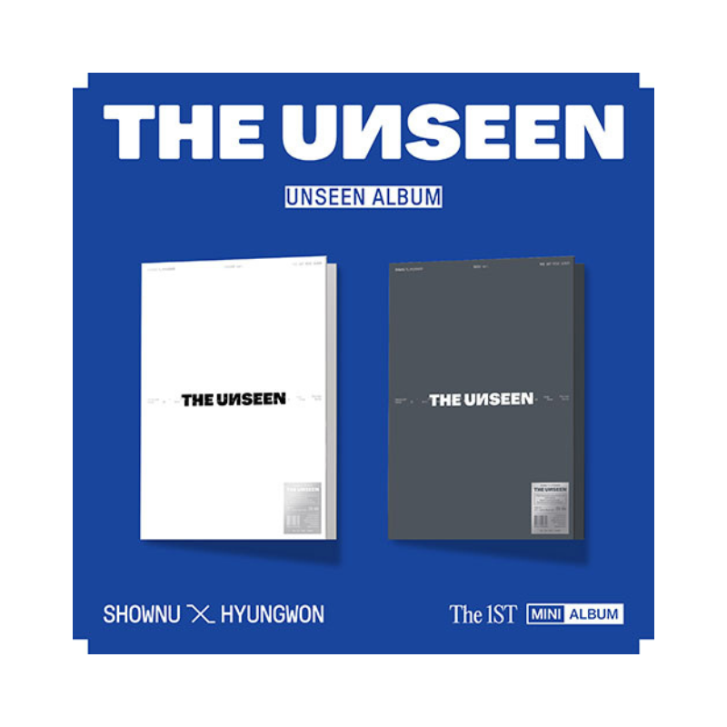 SHOWNU x HYUNGWON - THE UNSEEN (1st Mini Album) UNSEEN ALBUM Limited Edition 2-SET