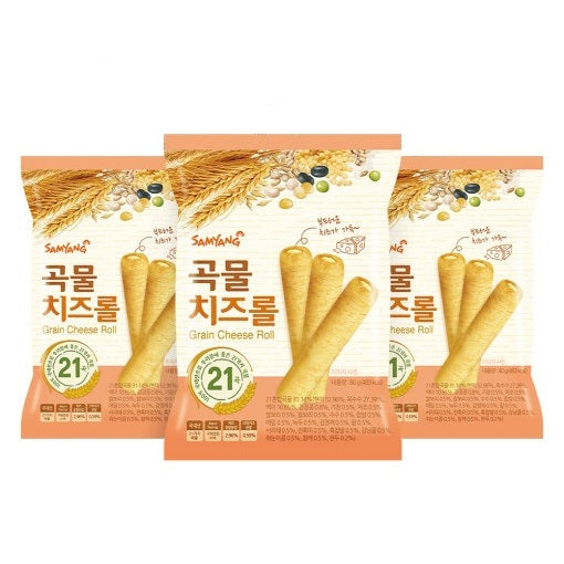 Samyang Grain Cheese Roll 80g x3