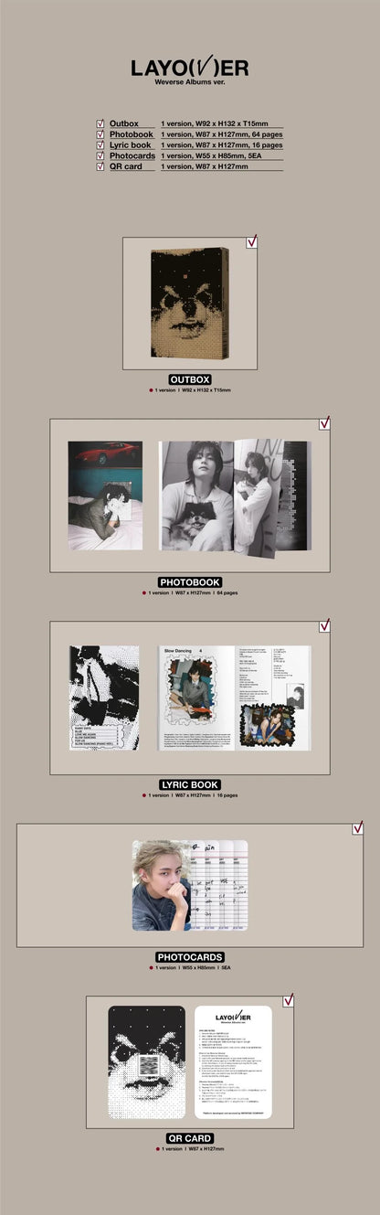 V - LAYO(V)ER Set + Weverse Album Ver. Set