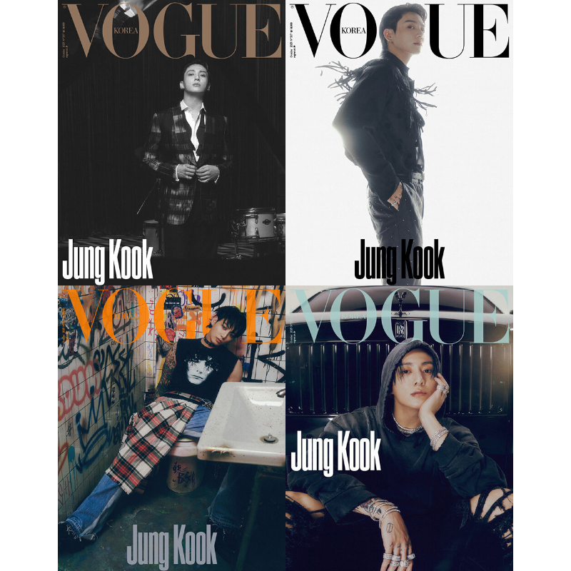 VOGUE & GQ Vogue Korea Jan 2022 Issue Magazine JIMIN Cover BTS