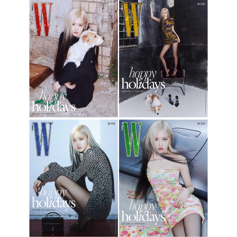 W Korea December 2023 Issue (Cover: BLACKPINK Rosé)