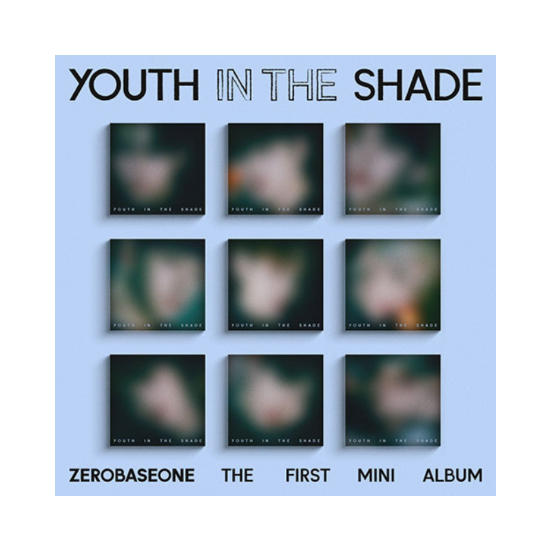 ZEROBASEONE - YOUTH IN THE SHADE (1st Mini Album) Digipack Ver. 9-SET