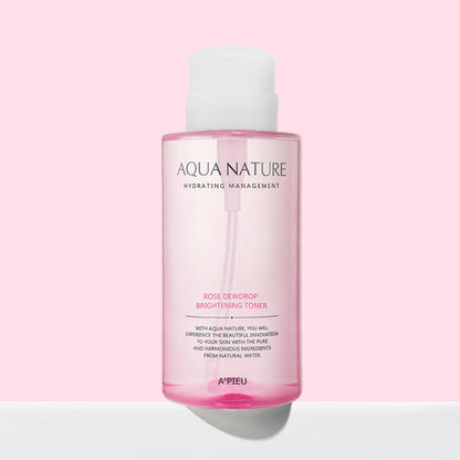 A'pieu Aqua Nature Rose Dew Drop Brightening Toner 500ml